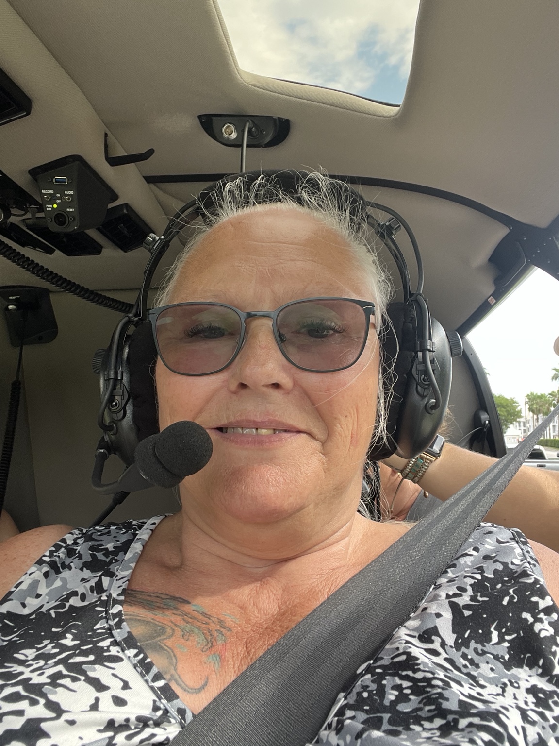Elizabeth enjoying a travel experience