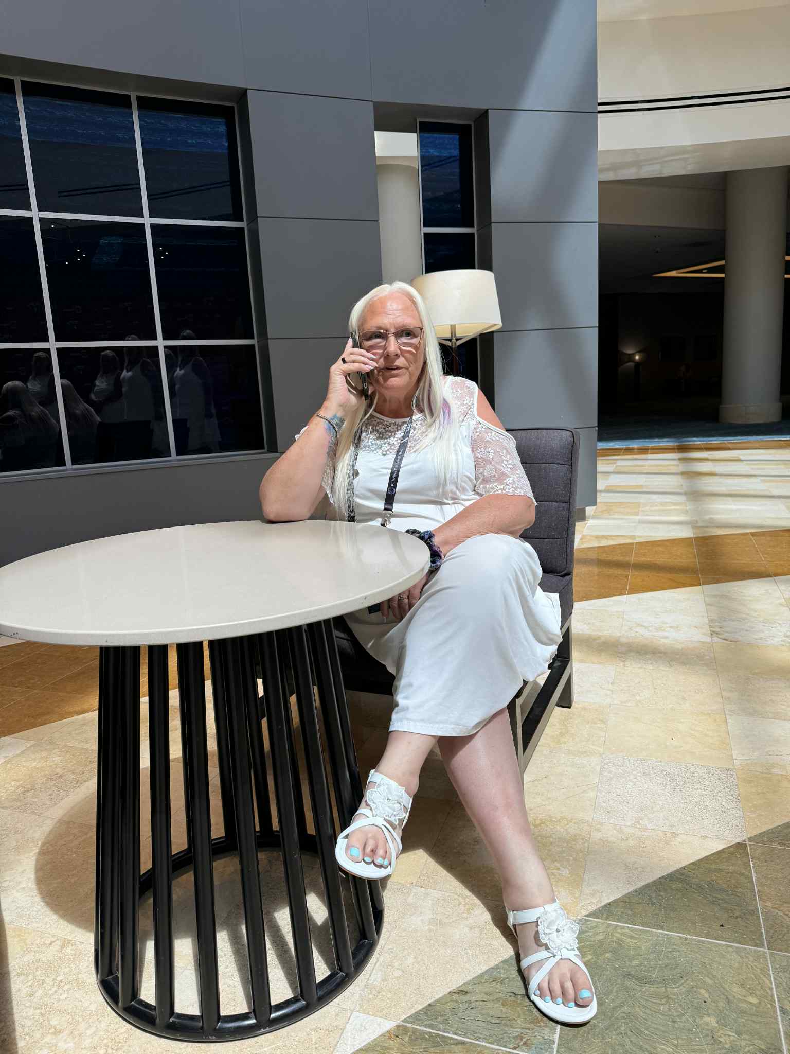 Elizabeth enjoying a lifestyle event